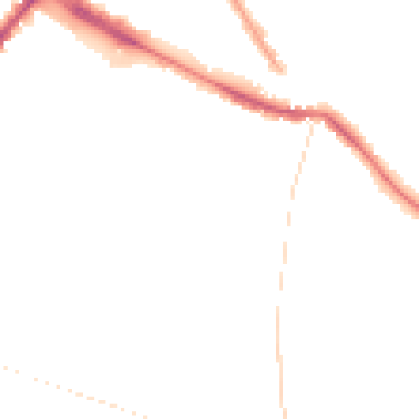 Night-time road noise heatmap for NR1 3HR