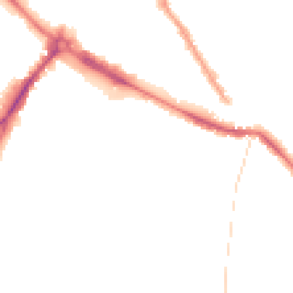 Night-time road noise heatmap for NR1 3PJ