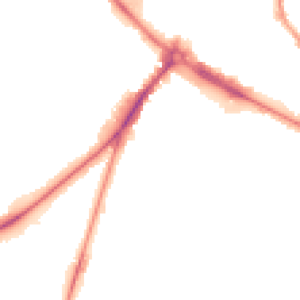 Night-time road noise heatmap for NR1 3RQ