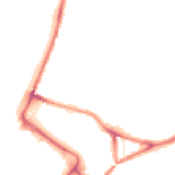 Night-time road noise heatmap for NR1 4BP