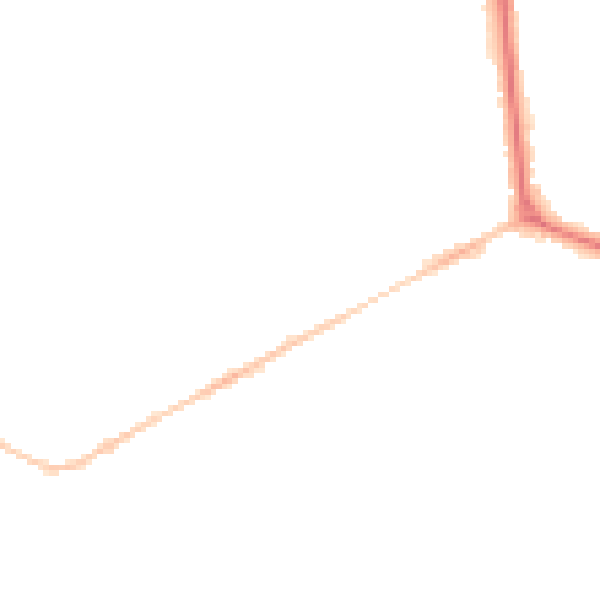 Night-time road noise heatmap for NR1 4LA