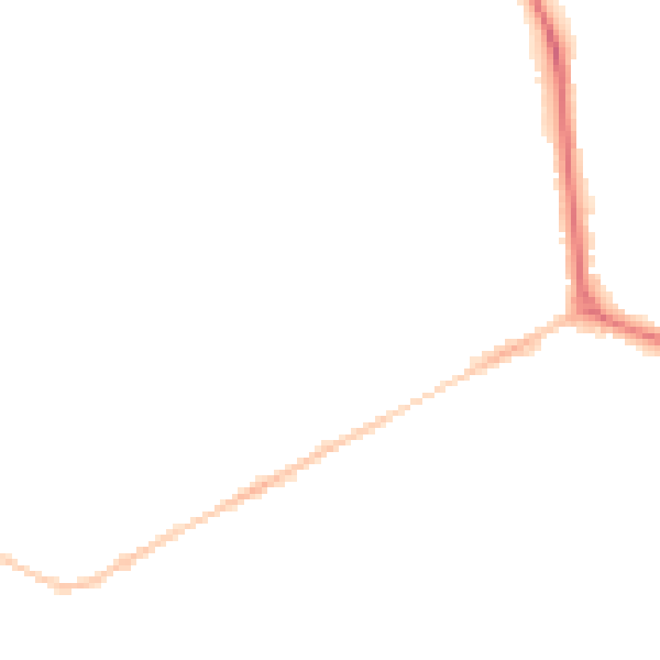 Night-time road noise heatmap for NR1 4LE