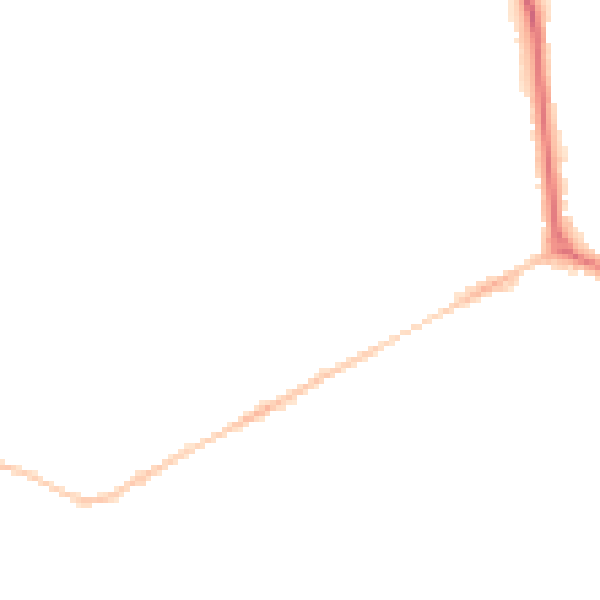 Night-time road noise heatmap for NR1 4LF