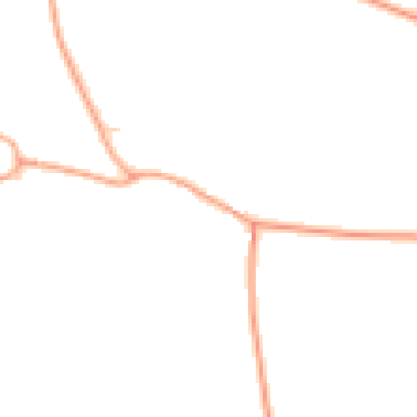 Daytime road noise heatmap for NR11 7LG
