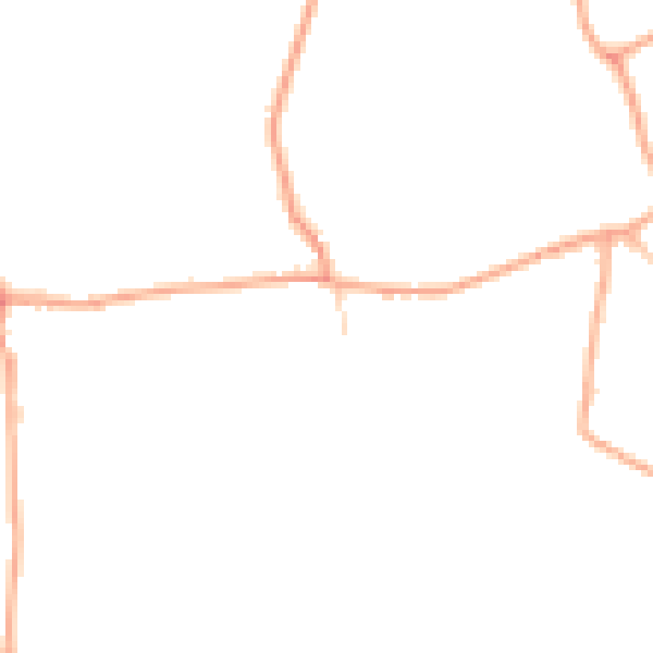 Daytime road noise heatmap for NR11 7QW