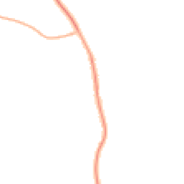 Night-time road noise heatmap for NR11 8AJ