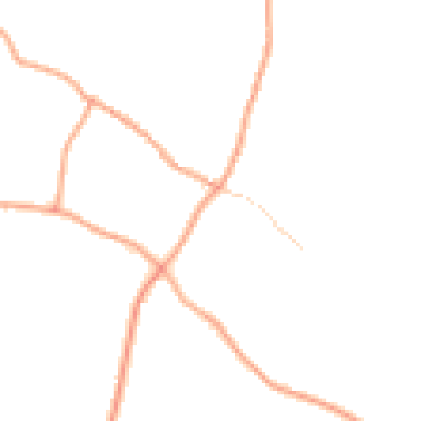 Daytime road noise heatmap for NR11 8UL