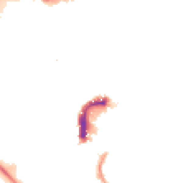 Night-time road noise heatmap for NR2 1AD
