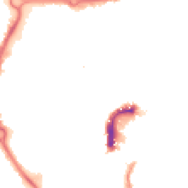 Night-time road noise heatmap for NR2 1AX