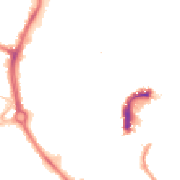 Night-time road noise heatmap for NR2 1EL