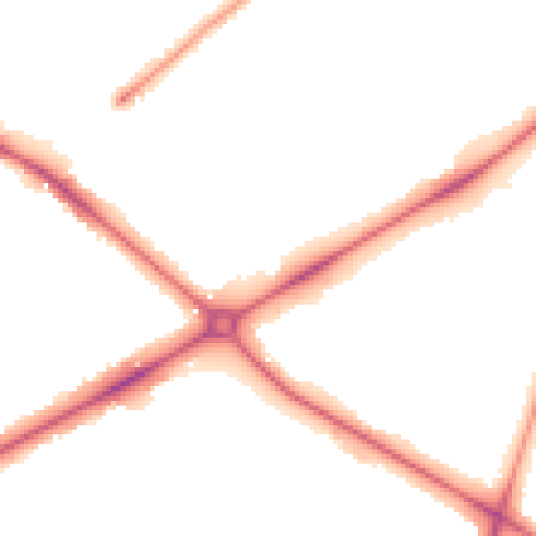 Night-time road noise heatmap for NR2 2AG