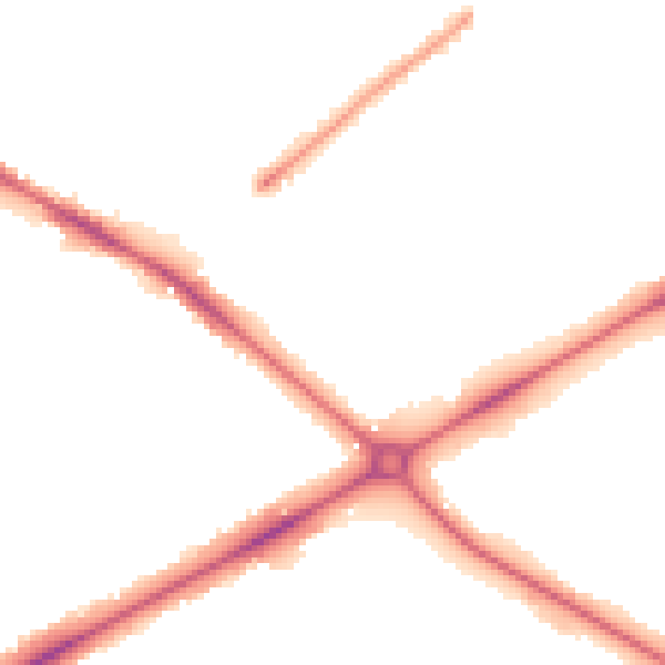 Night-time road noise heatmap for NR2 2AQ