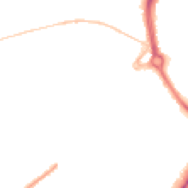 Night-time road noise heatmap for NR2 2PB