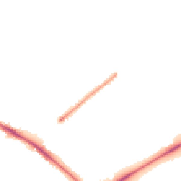 Night-time road noise heatmap for NR2 2PQ