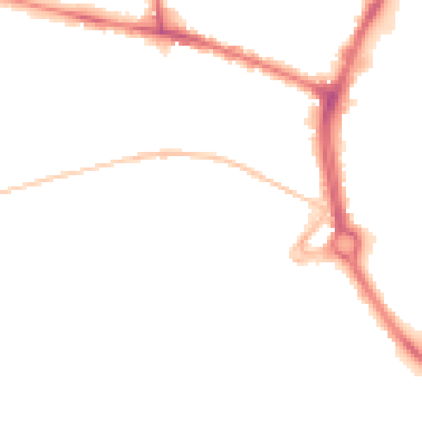 Night-time road noise heatmap for NR2 3DQ