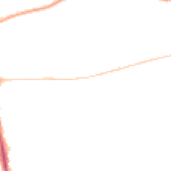 Night-time road noise heatmap for NR2 3PL