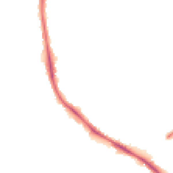Night-time road noise heatmap for NR2 3QH