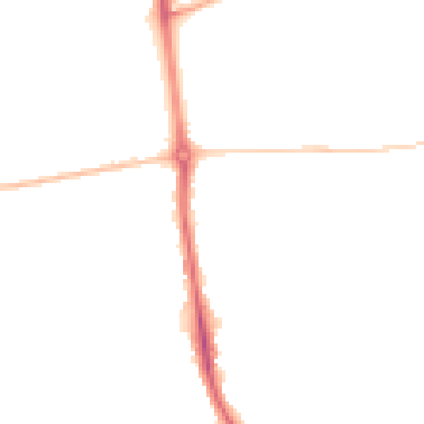 Night-time road noise heatmap for NR2 3QL
