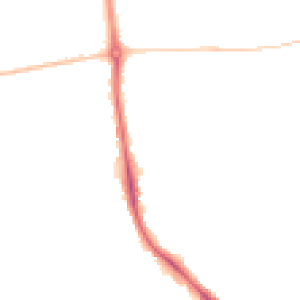 Night-time road noise heatmap for NR2 3QX