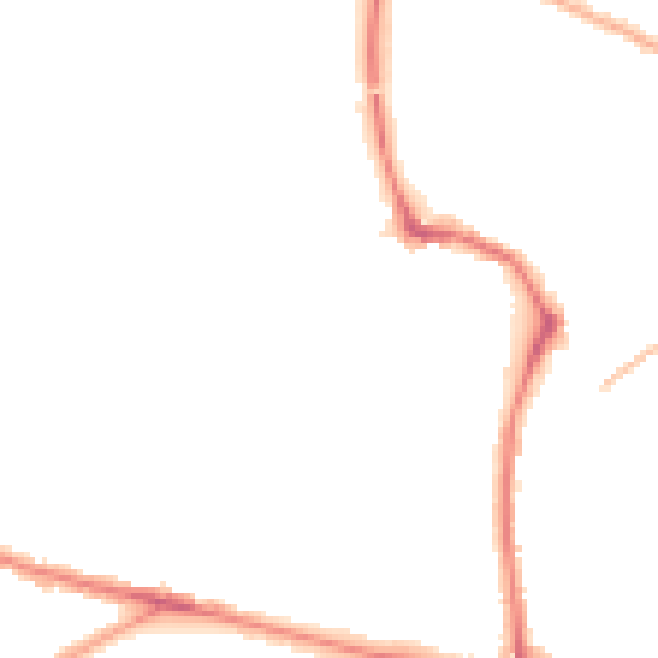 Night-time road noise heatmap for NR2 4BB