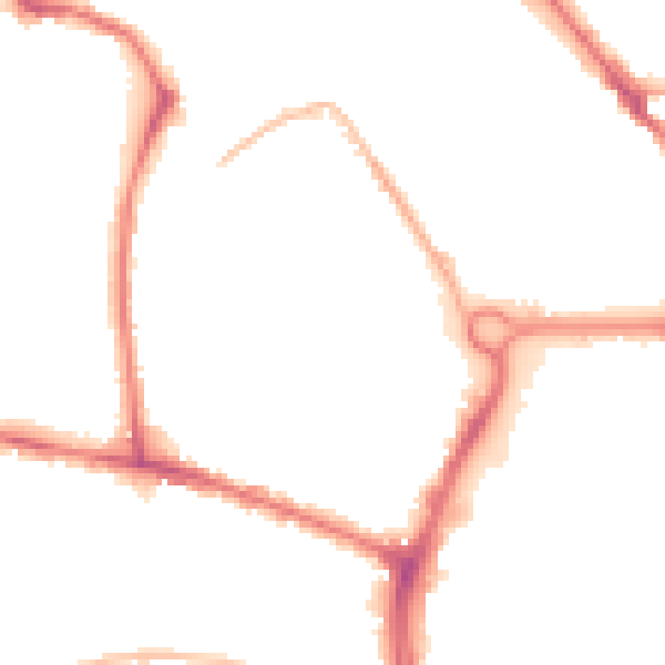 Night-time road noise heatmap for NR2 4PU