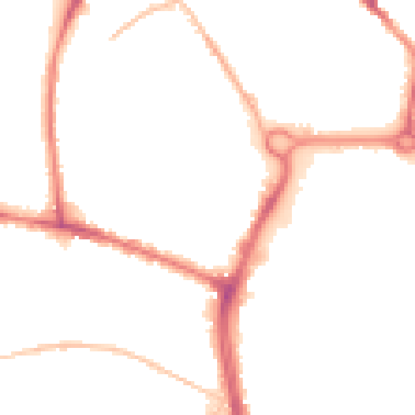 Night-time road noise heatmap for NR2 4QJ