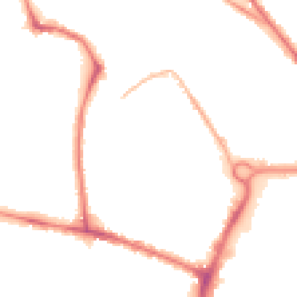 Night-time road noise heatmap for NR2 4QS