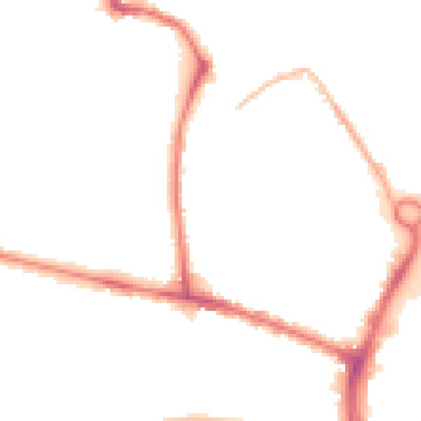 Night-time road noise heatmap for NR2 4QX