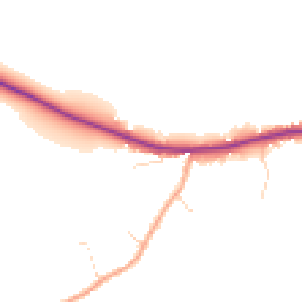Daytime road noise heatmap for NR29 3AA