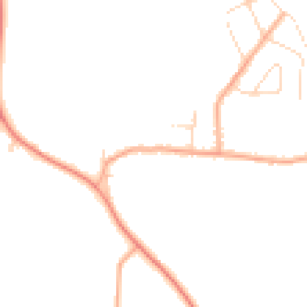 Daytime road noise heatmap for NR29 3AJ