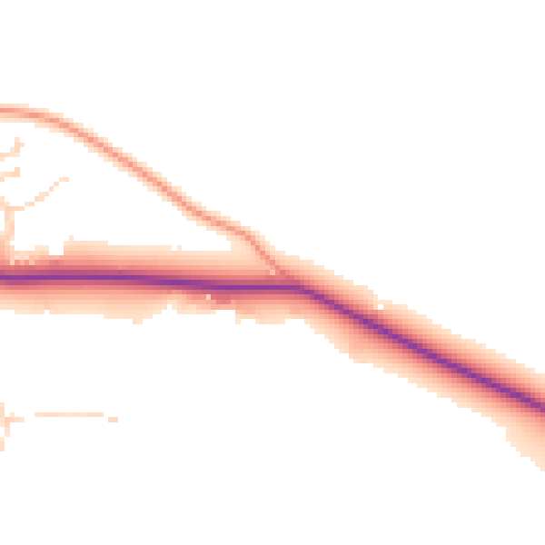 Daytime road noise heatmap for NR29 3AX