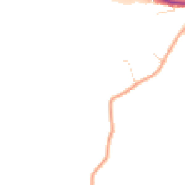 Daytime road noise heatmap for NR29 3DP