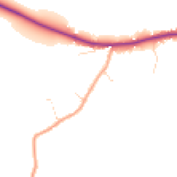 Daytime road noise heatmap for NR29 3HJ