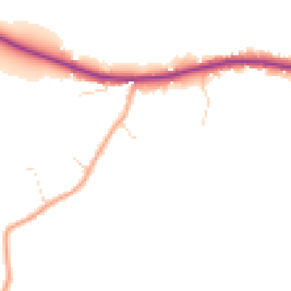 Daytime road noise heatmap for NR29 3JN