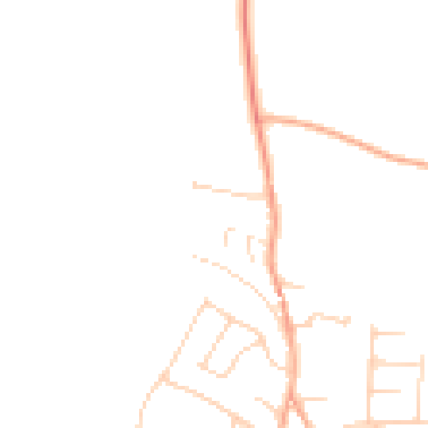 Daytime road noise heatmap for NR29 3LG
