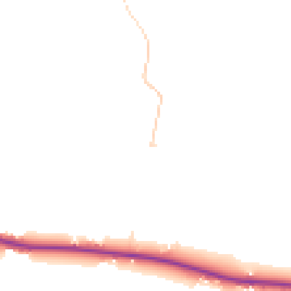 Daytime road noise heatmap for NR29 3LX