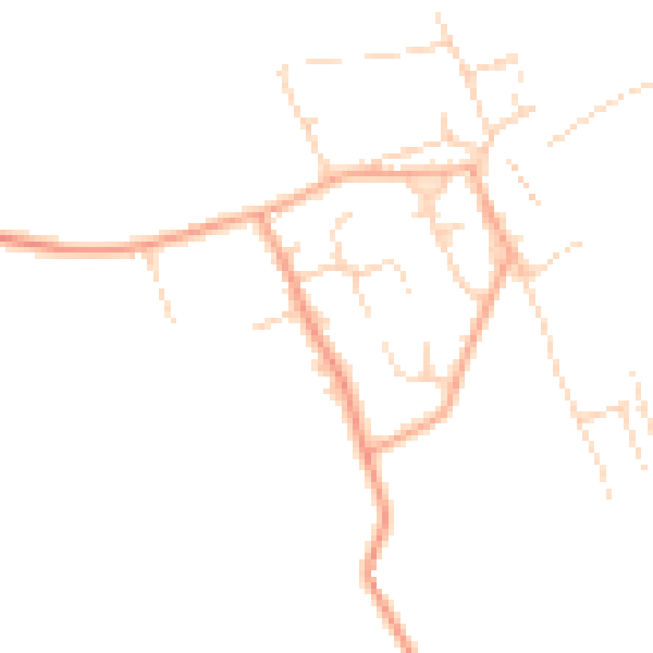 Daytime road noise heatmap for NR29 4AF