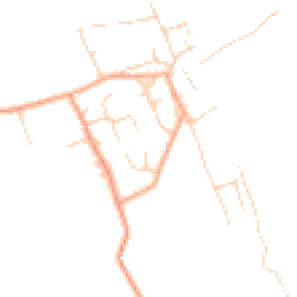 Daytime road noise heatmap for NR29 4AZ