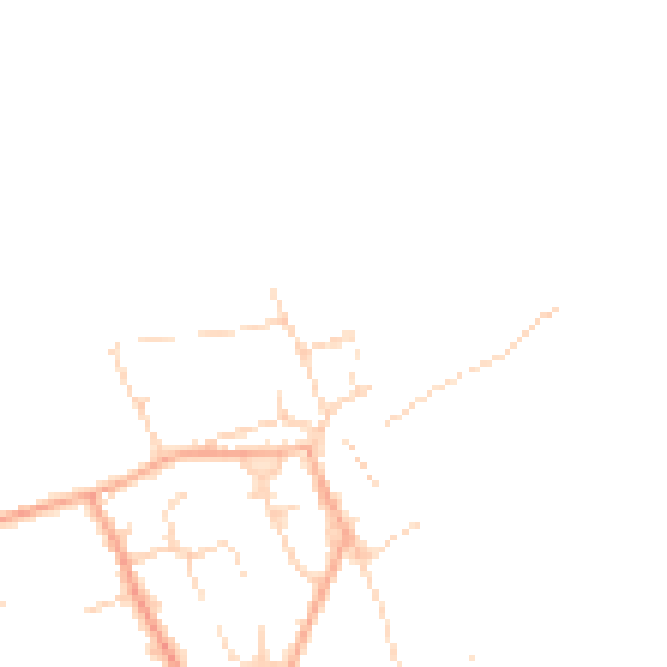 Daytime road noise heatmap for NR29 4BQ