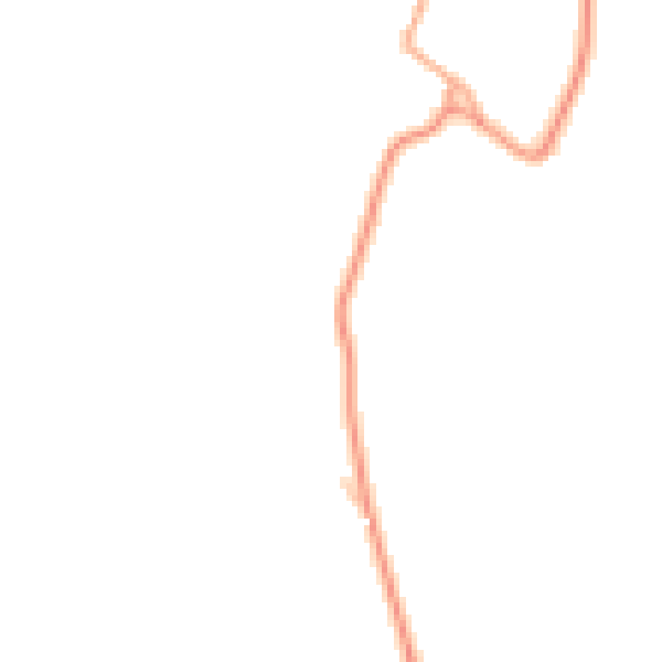 Daytime road noise heatmap for NR29 4EE