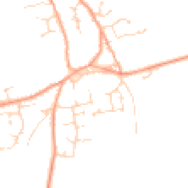 Daytime road noise heatmap for NR29 4FA