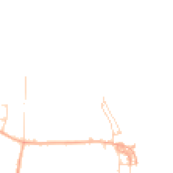 Daytime road noise heatmap for NR29 4JB