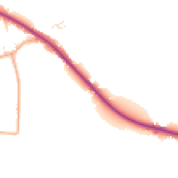 Daytime road noise heatmap for NR29 5EF