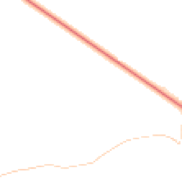 Night-time road noise heatmap for NR29 5LZ