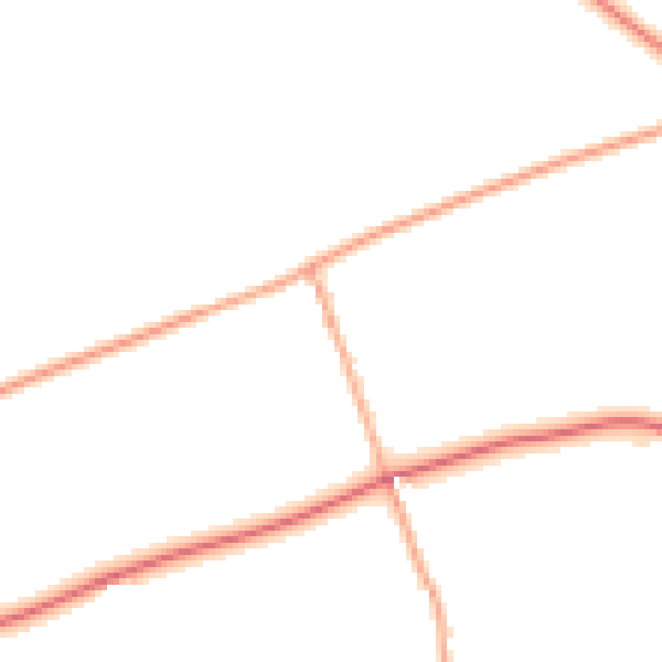 Daytime road noise heatmap for NR29 5PR