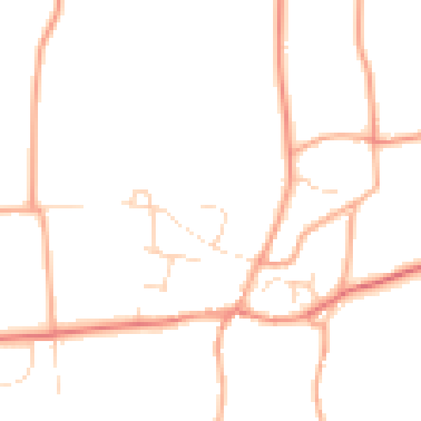 Daytime road noise heatmap for NR29 5QW