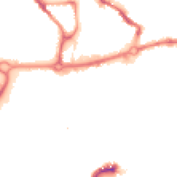 Night-time road noise heatmap for NR3 1BJ