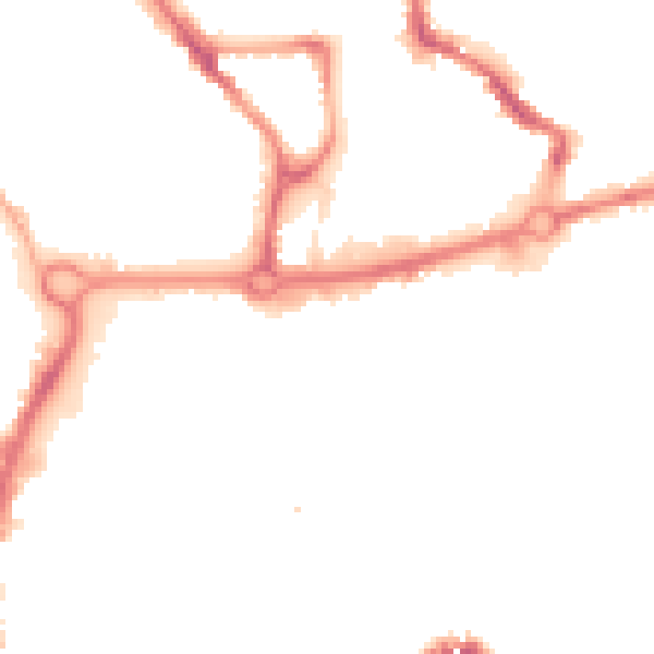Night-time road noise heatmap for NR3 1BL