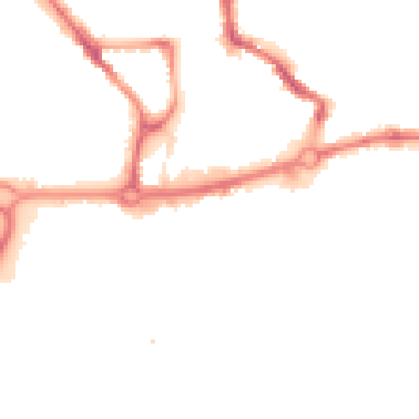 Night-time road noise heatmap for NR3 1BS