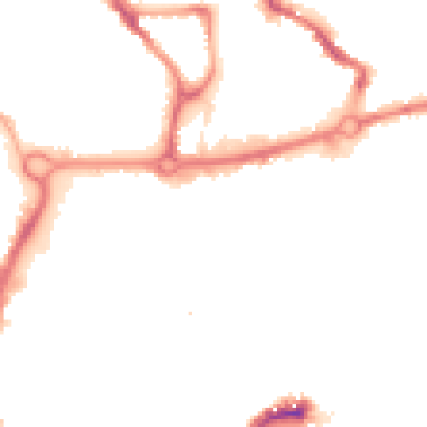 Night-time road noise heatmap for NR3 1BU